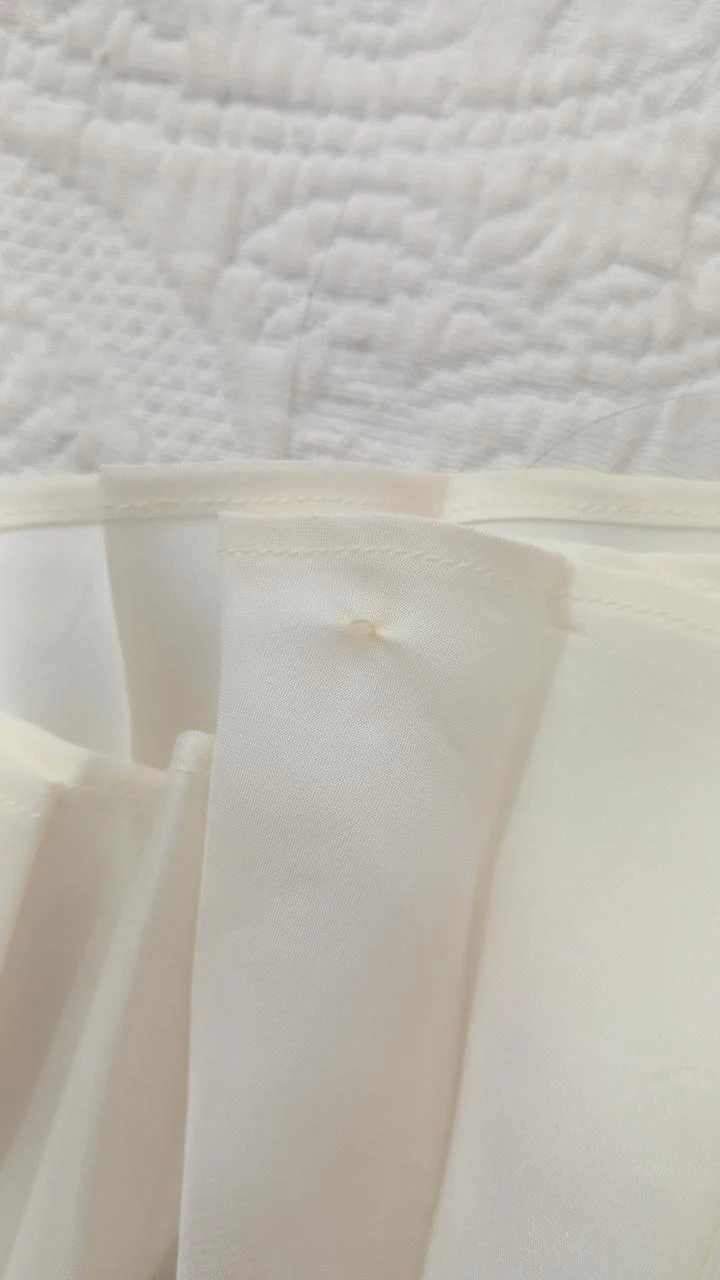 Vestido crema plisado, Massimo Dutti Fit's M | Robe plissée crème – photo 18